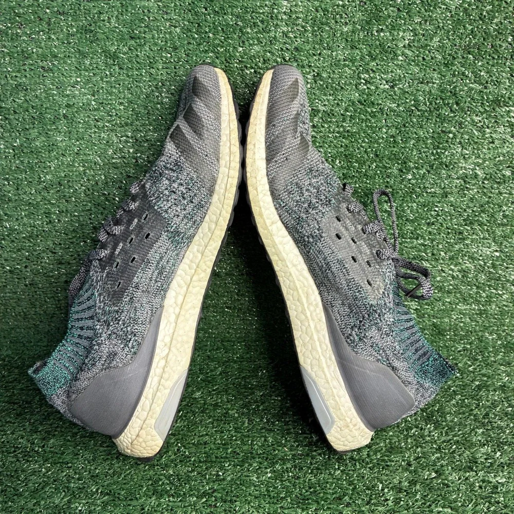 Adidas Ultra Boost Uncaged Primeknit Breathable Running Sneaker Grey Mens Sz 12